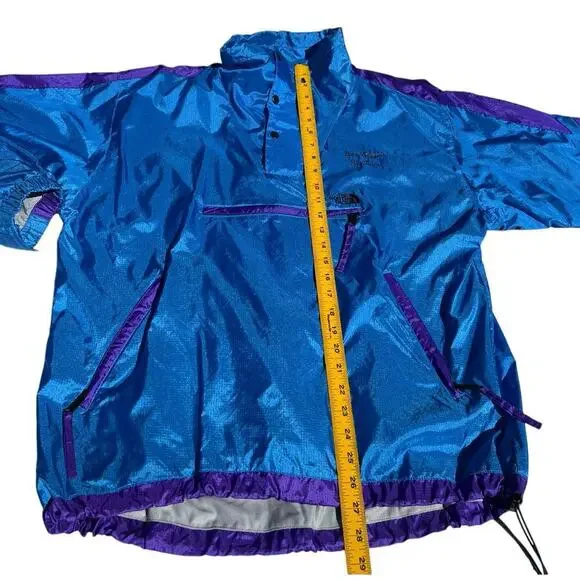 Vintage‎ RARE 80s The North Face Nylon Pullover Windbreaker - Blue / Purple - M